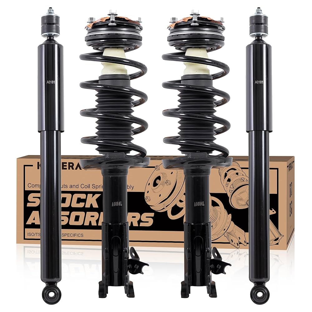 Amazon.com: KUIPERAUTO Front + Rear Complete Struts Coil